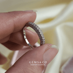 Lustrous CZ Ring