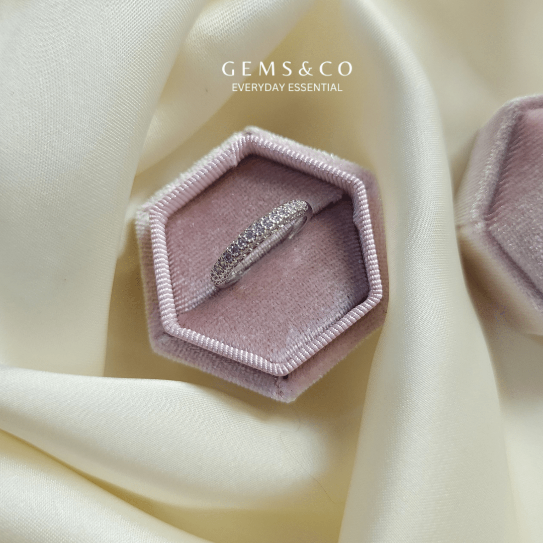 Lustrous CZ Ring