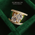 Luxe Prism Gold Ring