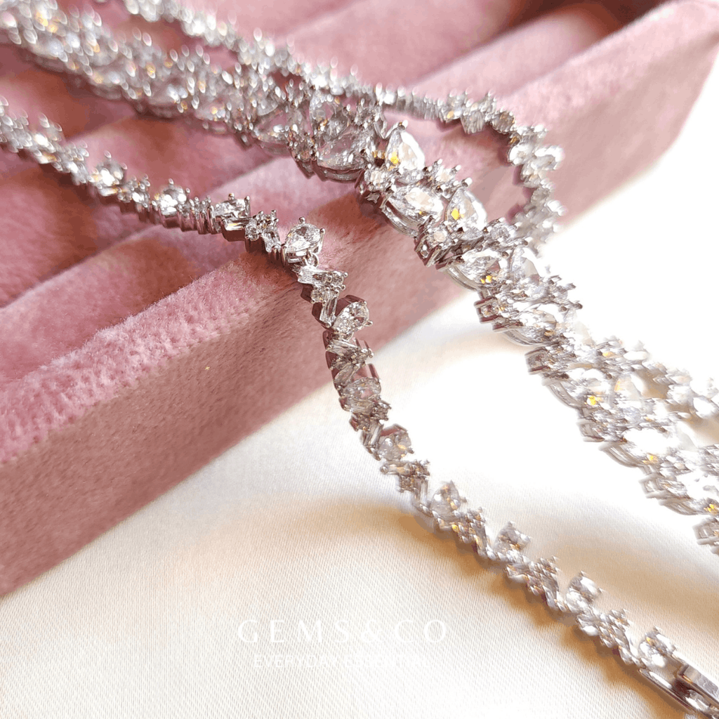 Crystal Cascade Bracelet