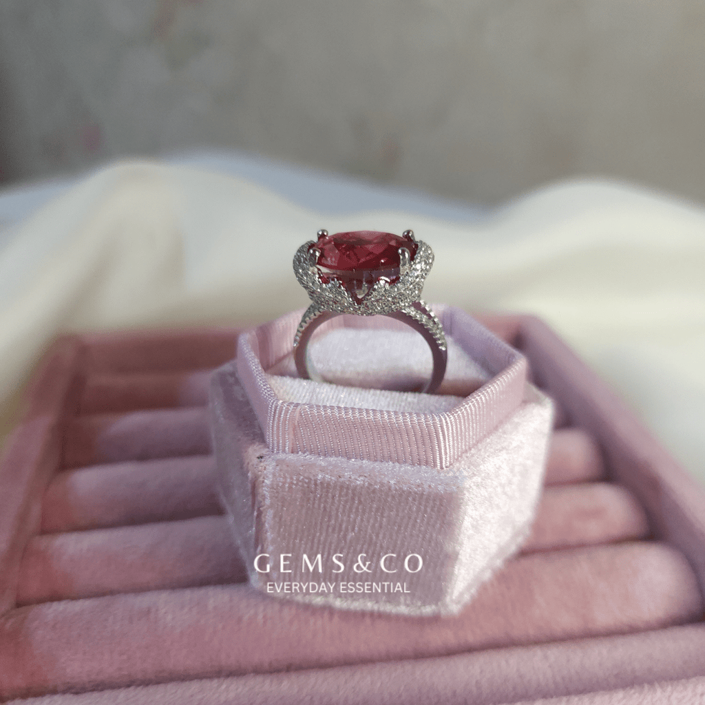 Ruby Aurora Diamonds (Adjustable)