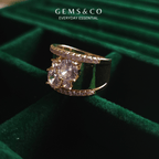 Luxe Prism Gold Ring