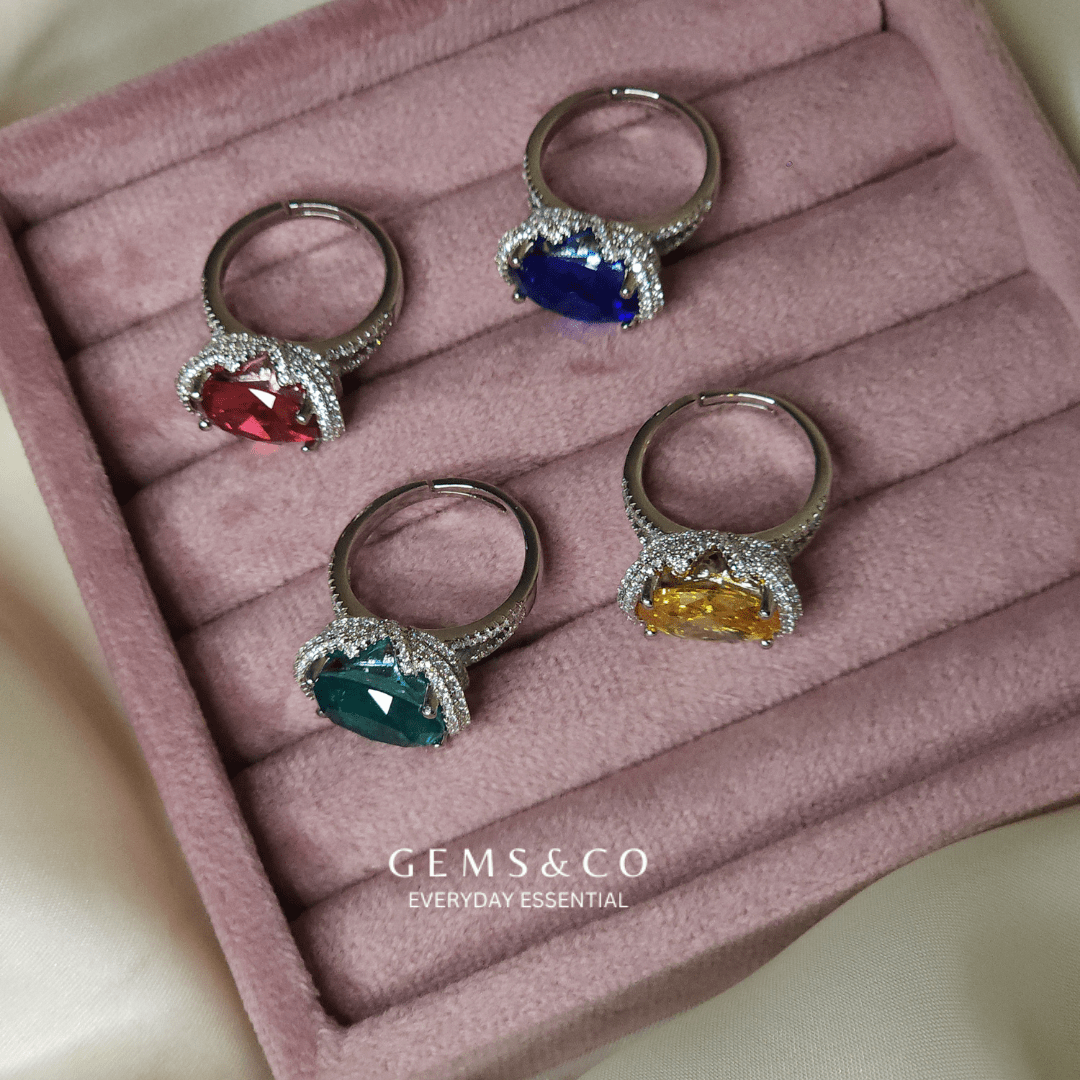 Ruby Aurora Diamonds (Adjustable)