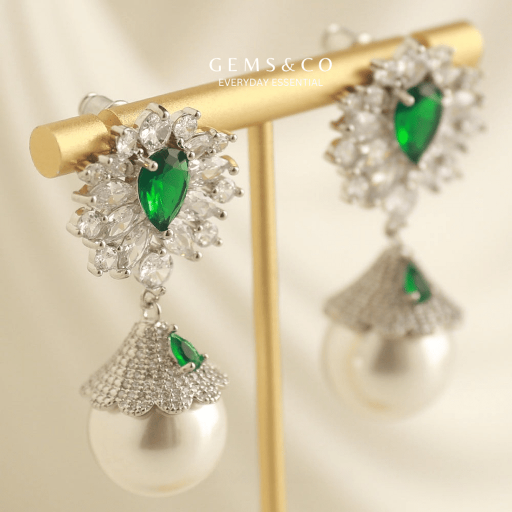 Emerald Pearl Droplet