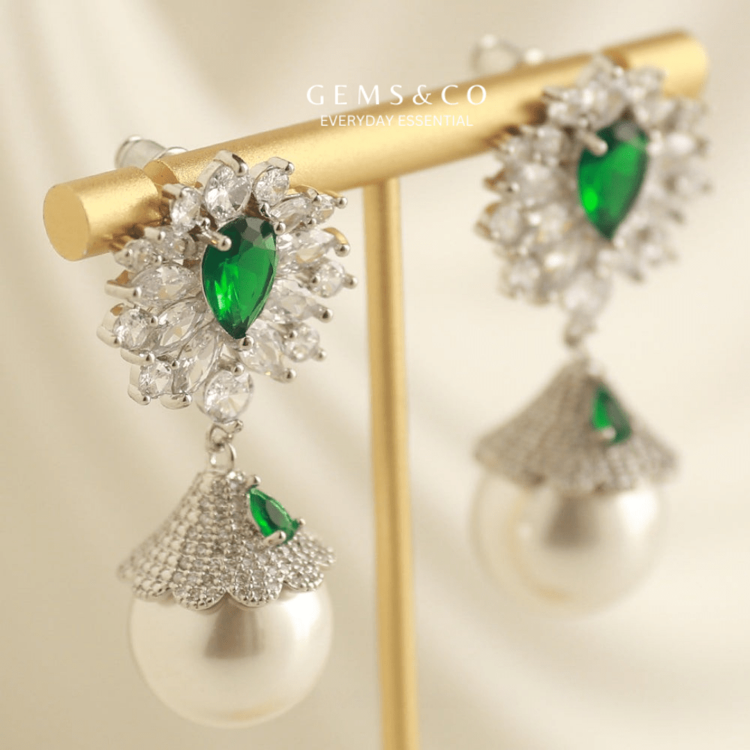Emerald Pearl Droplet