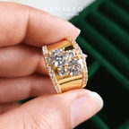 Luxe Prism Gold Ring