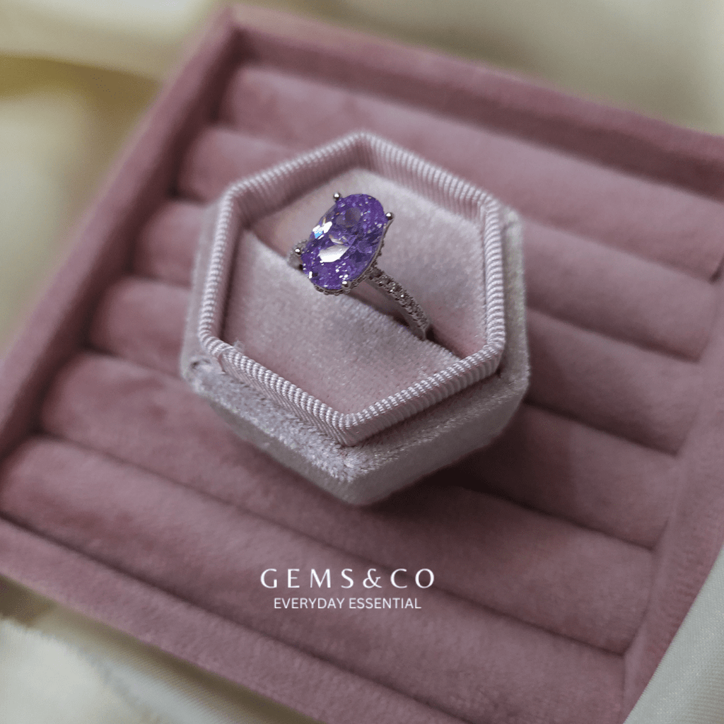 Sparkle Lilac Ring