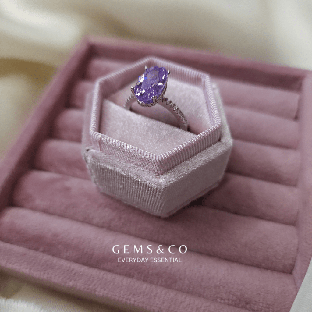 Sparkle Lilac Ring