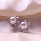 Shell Pearl Studs