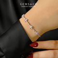 Serene Twist Bracelet — Adjustable Zirconia Twist Design