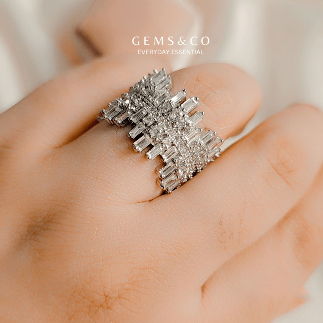 Sparkle Radiance CZ Band Ring