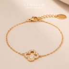 Clover Minimal Braclet