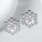 Sparkling flower Cut ( White )