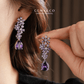 Purple Petals Spark Studs
