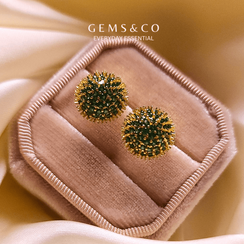 Emerald Tiny Studs