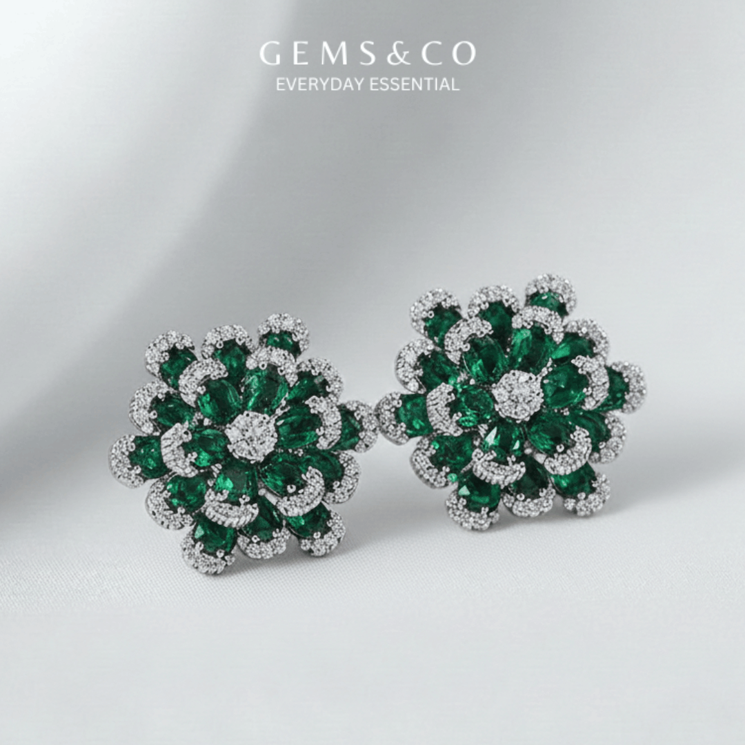 Sparkling flower Cut (Emerald)