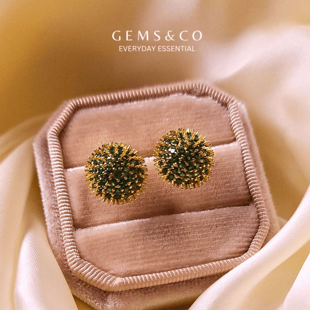 Emerald Tiny Studs