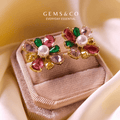Rose Radiance Studs – Rose-Toned Stud Earrings