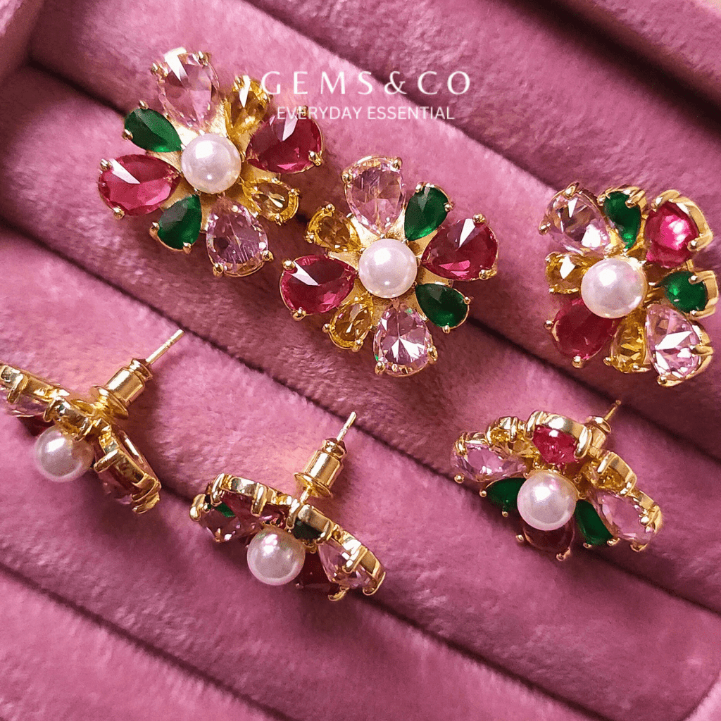Rose Radiance Studs
