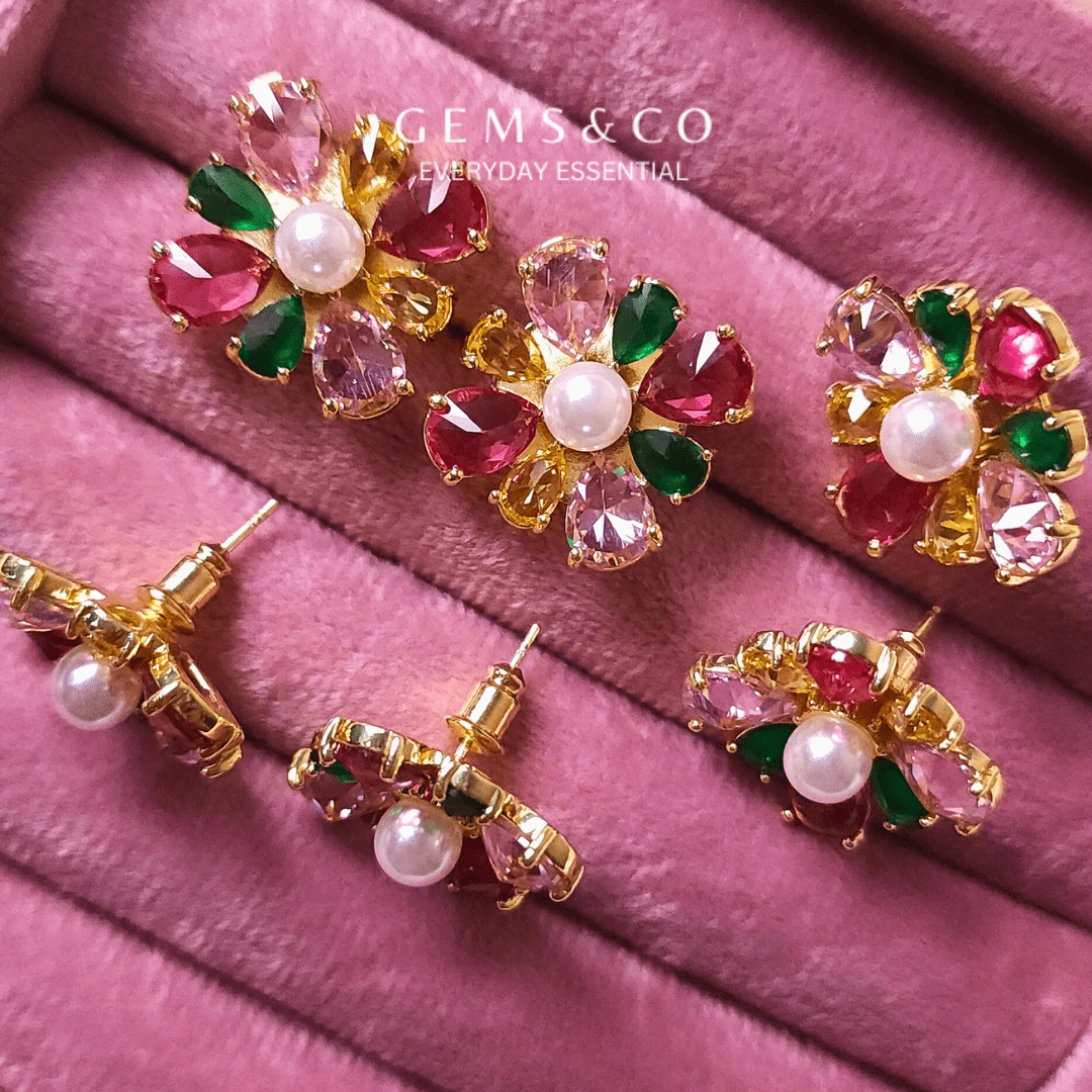 Rose Radiance Studs