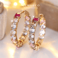 Pastel Luxe Hoops