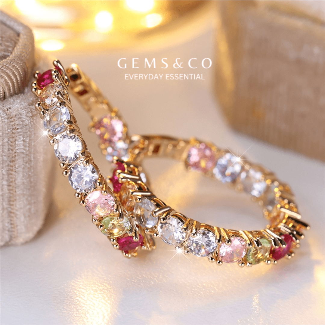 Pastel Luxe Hoops