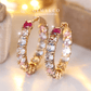 Pastel Luxe Hoops