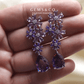 Purple Petals Spark Studs