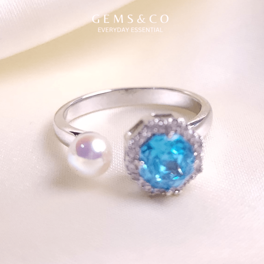 Ocean Glow Pearl Ring