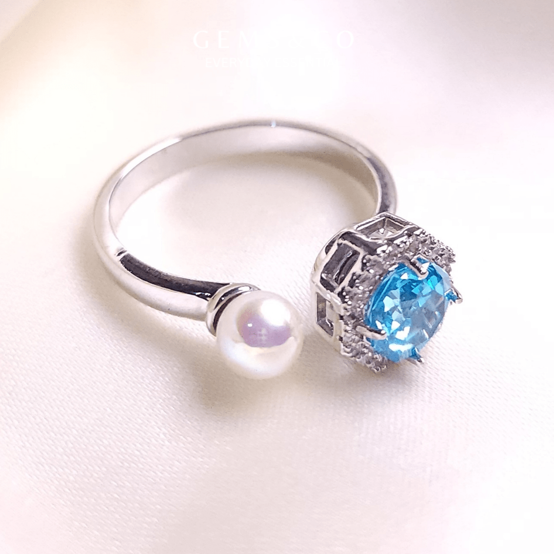 Ocean Glow Pearl Ring