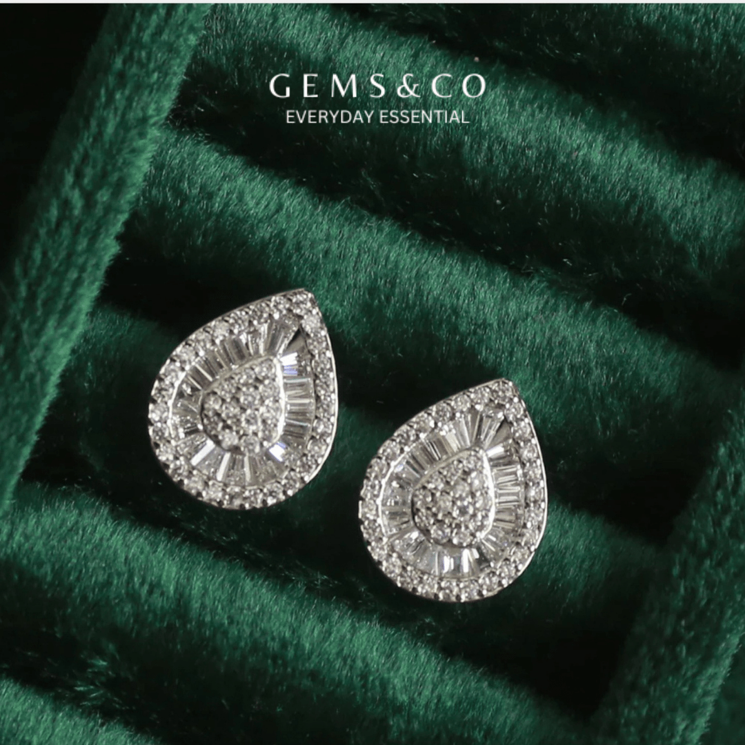 Tear Drop Studs