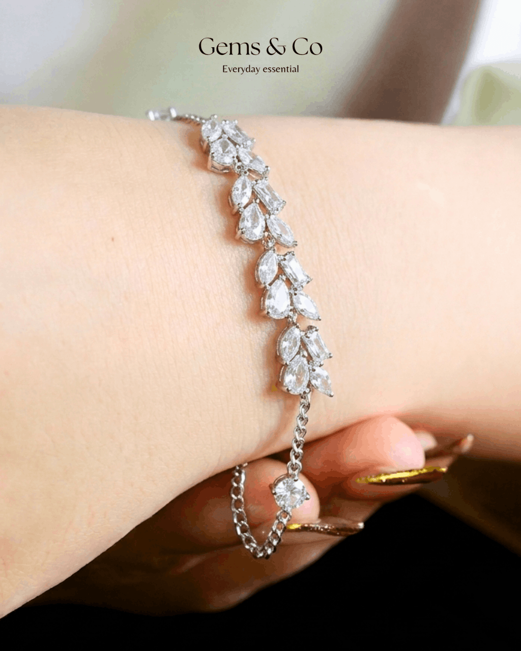 Timeless Frost Zircon Bracelet