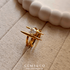 Luxe Flow Adjustable Ring