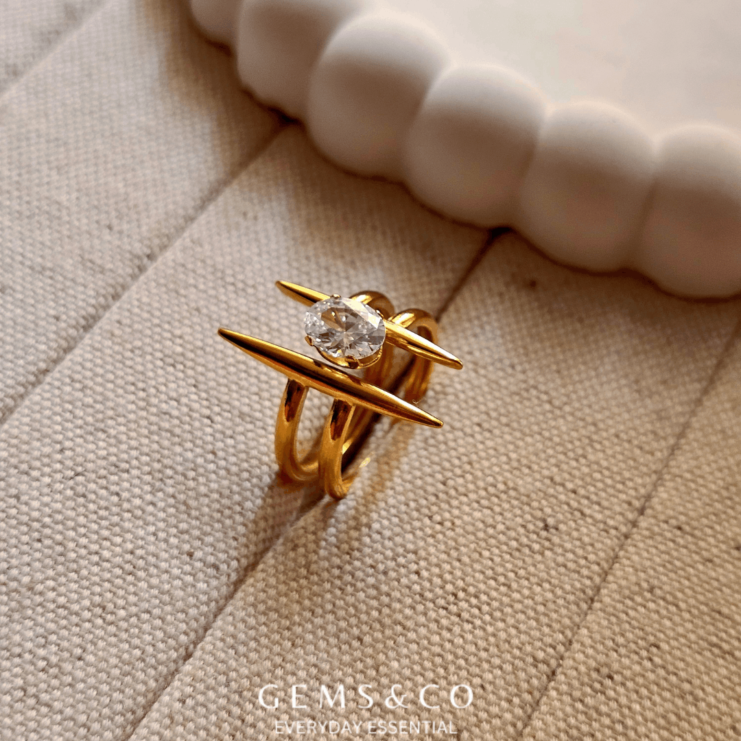 Luxe Flow Adjustable Ring
