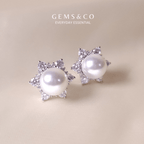 Shell Pearl Studs