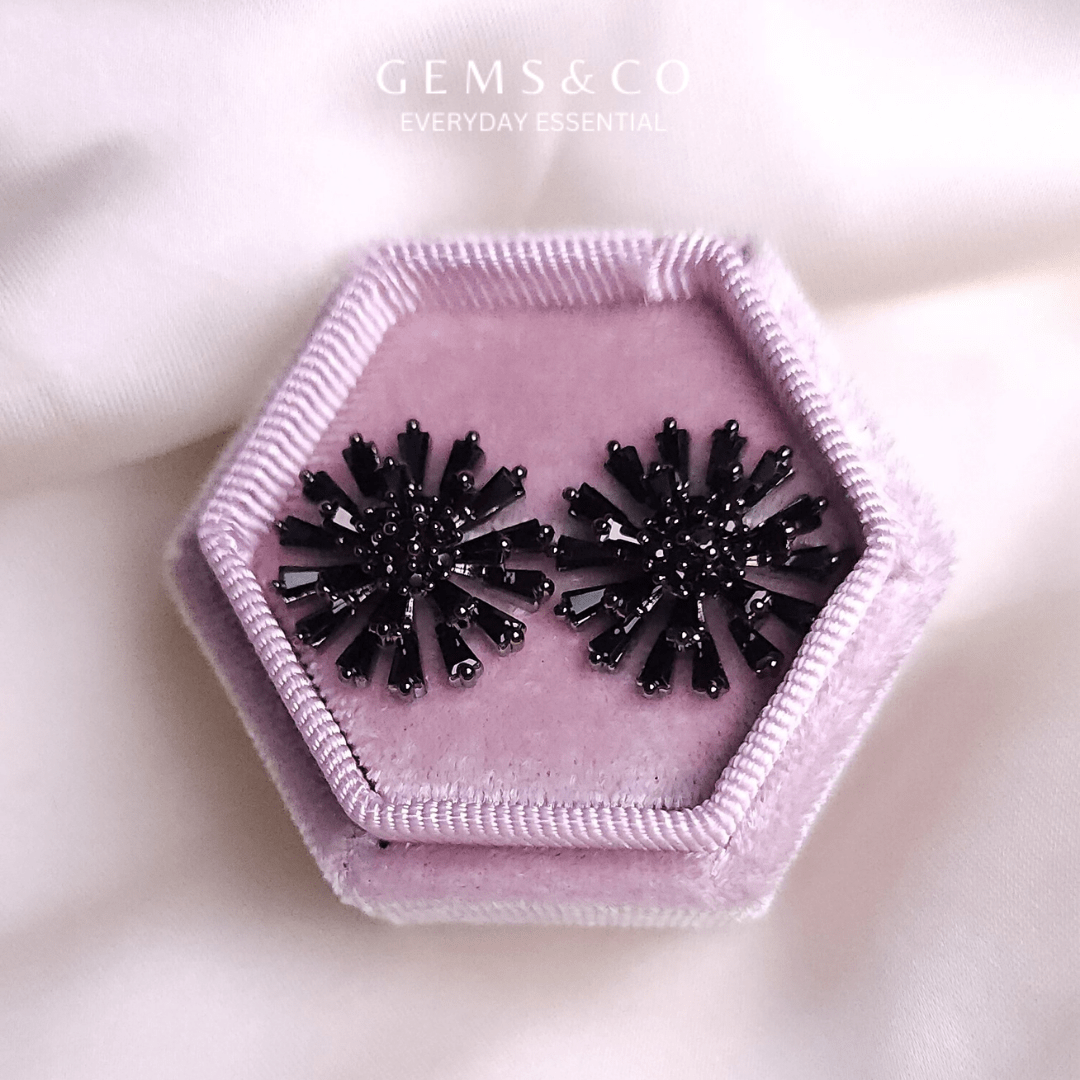 Bloom Studs ( Black )