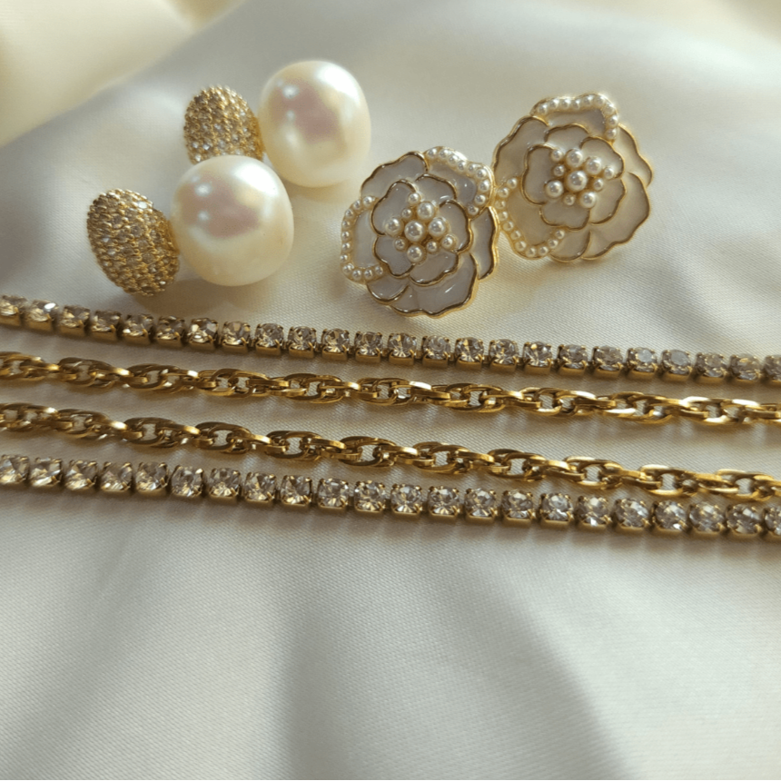 Double Layer Chain Braclet