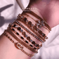 Double Layer Chain Braclet