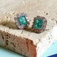 Aqua Glam Studs