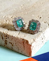 Aqua Glam Studs