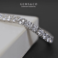 Timeless Glow Tennis Bracelet (Silver)