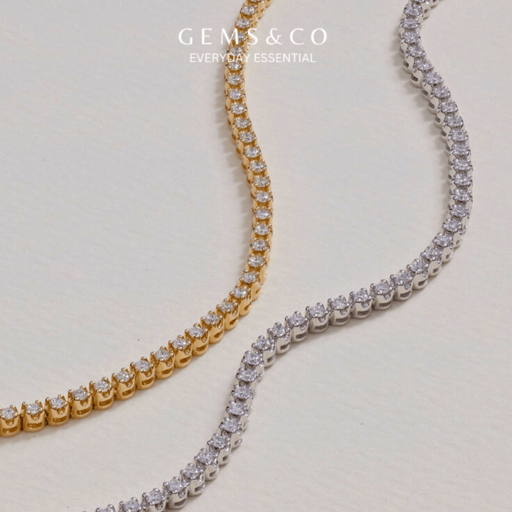 Timeless Glow Tennis Bracelet (Silver)