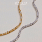 Timeless Glow Tennis Bracelet (Silver)