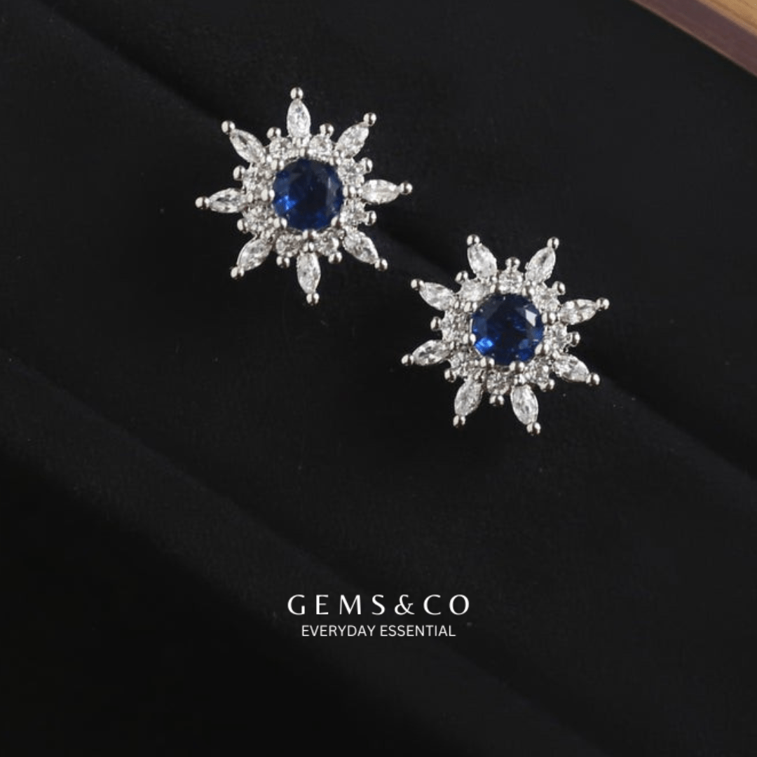 Spark CZ Stud Earrings