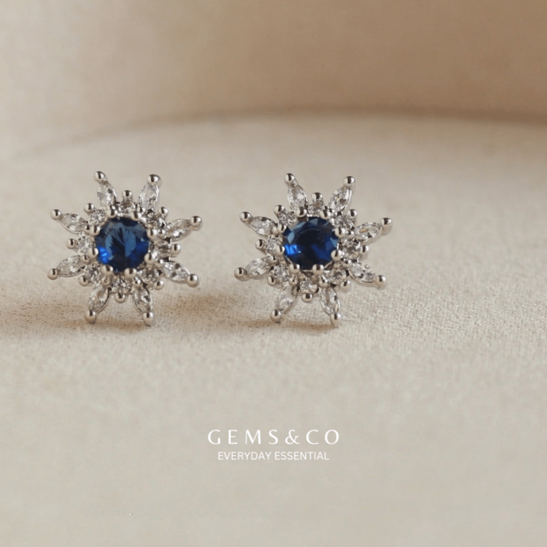 Spark CZ Stud Earrings