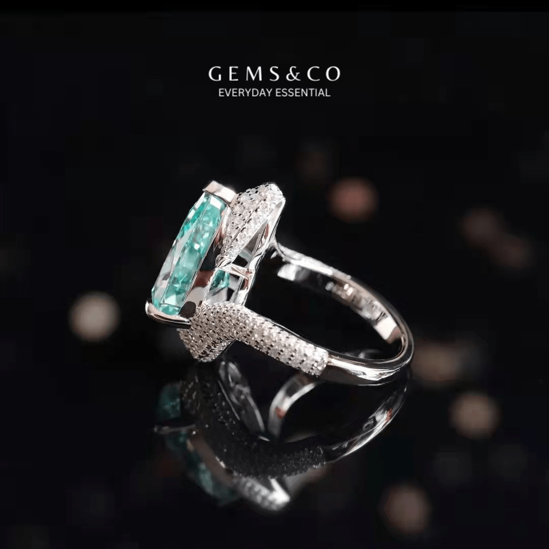 Teal Green Whisper Oval