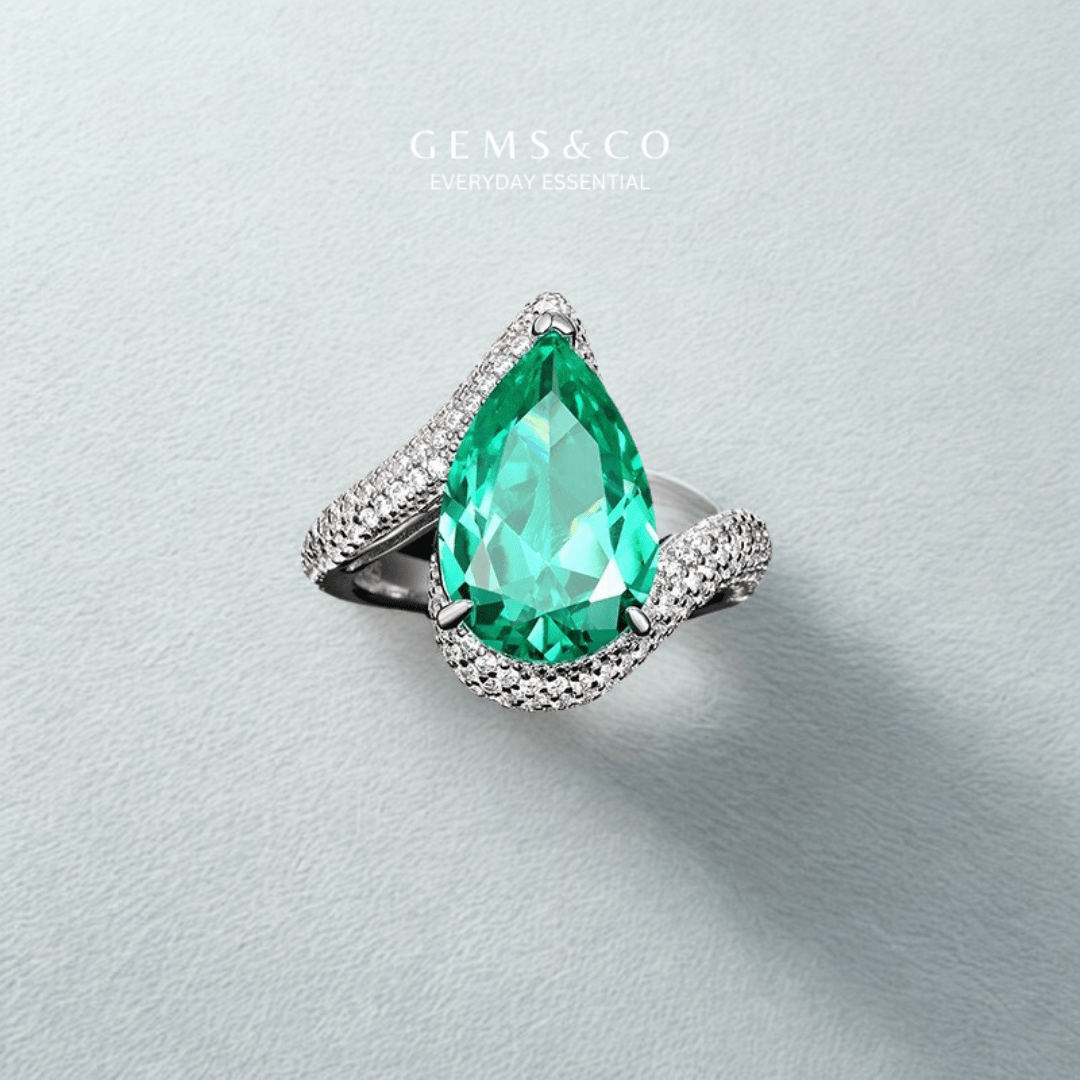 Teal Green Whisper Oval